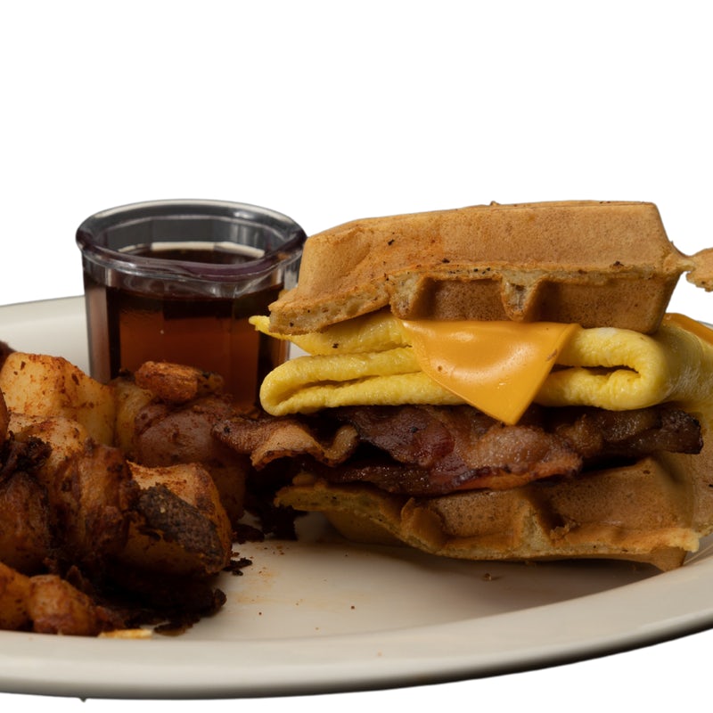 Order Waffle Sandwich food online from Eggs Up Grill store, Summerville on bringmethat.com
