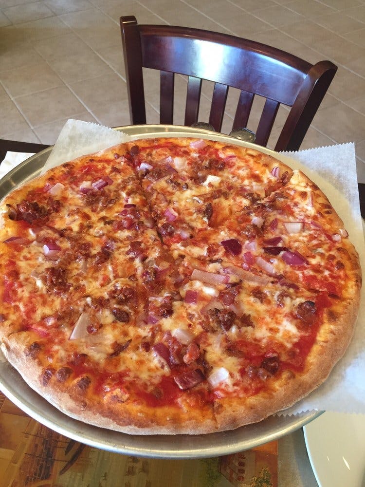 Order Meat Lovers Pizza - Small food online from Bella Italian Cuisine and Gourmet store, Secaucus on bringmethat.com