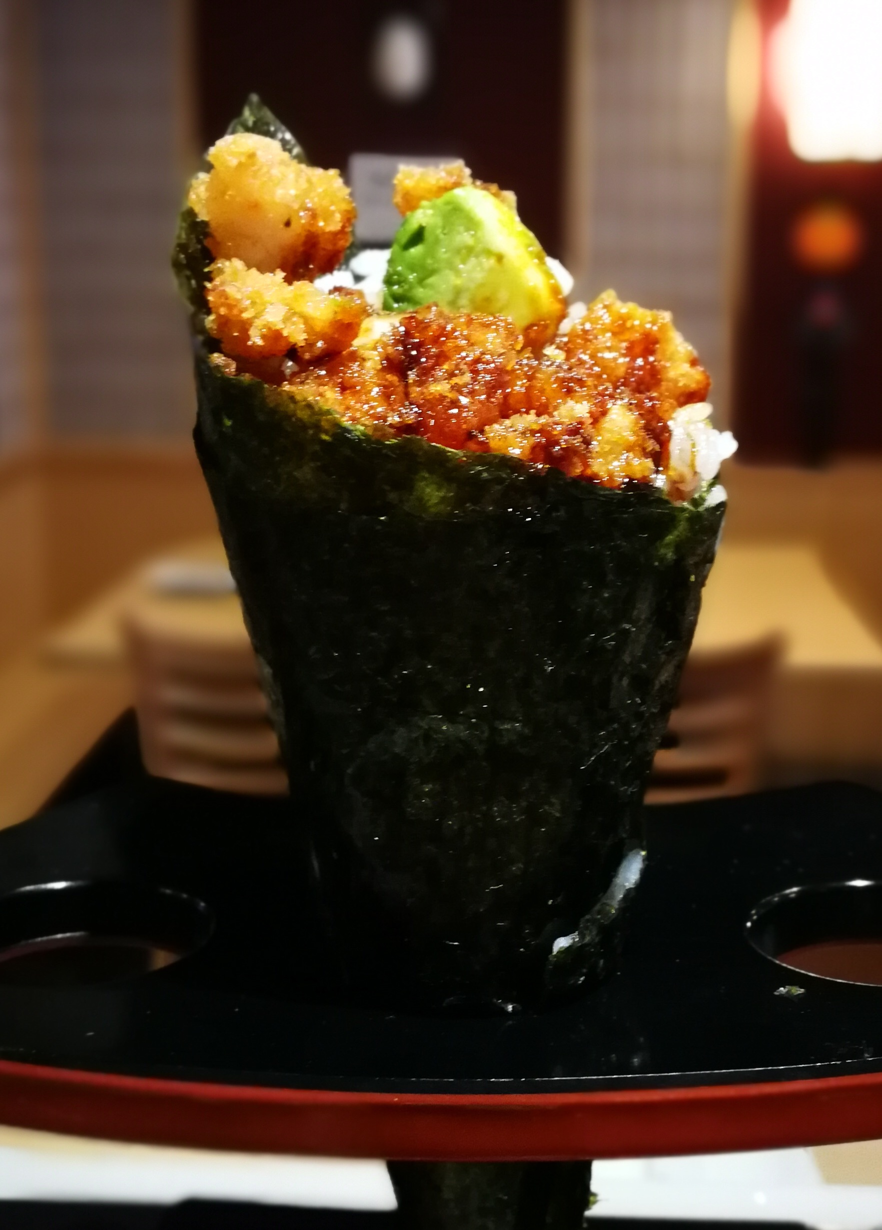Order H1. Crystal Shrimp Hand Roll food online from Sushi One store, Reno on bringmethat.com