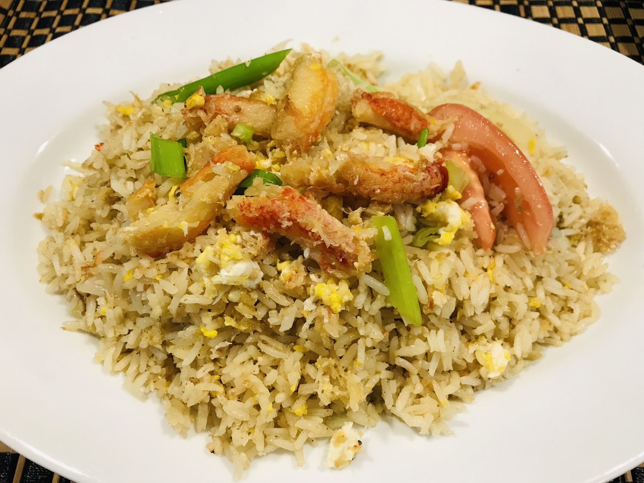Order 35. Crab Fried Rice food online from Aroma Thai store, Santa Clarita on bringmethat.com