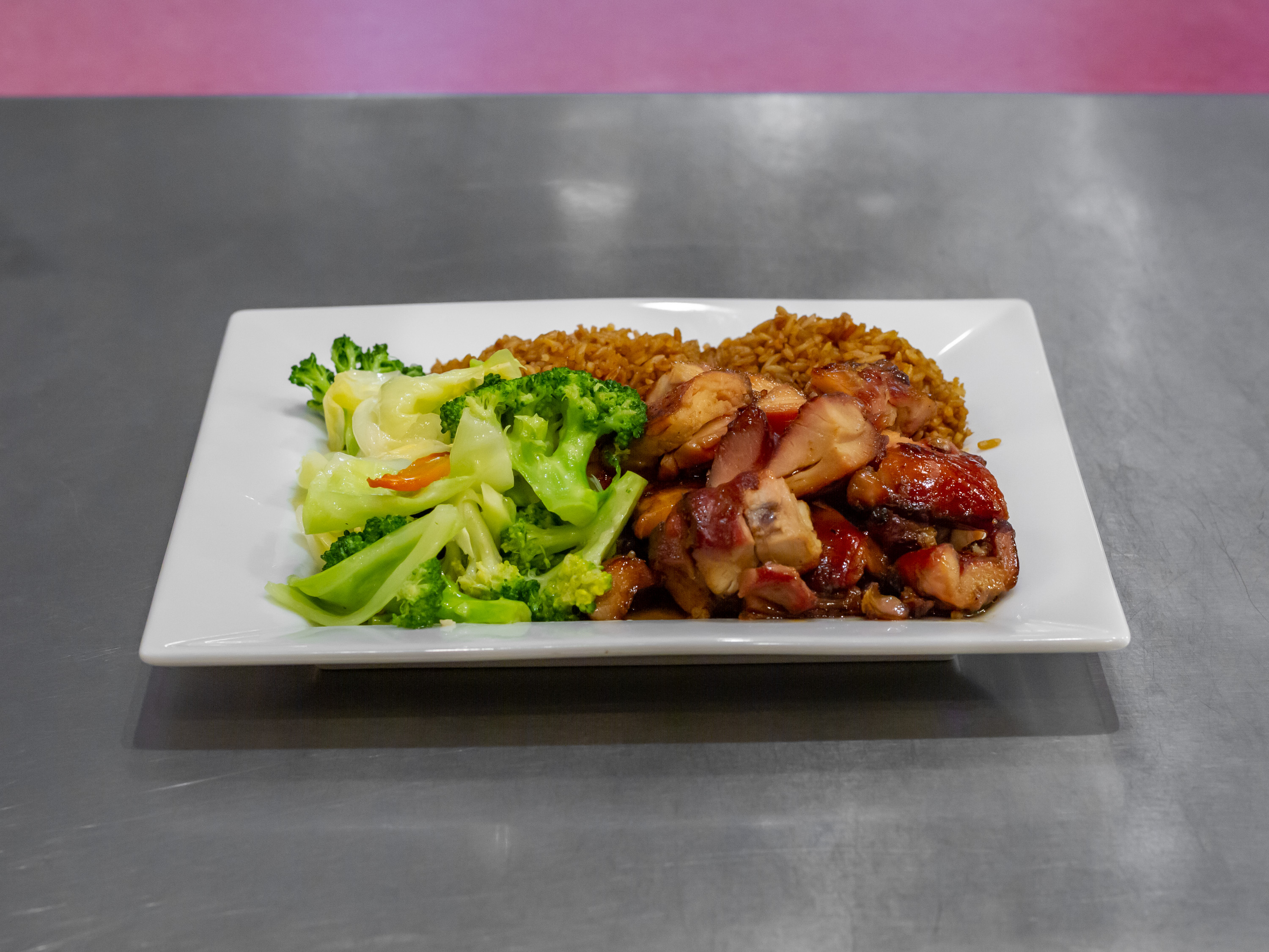 Order Bourbon Chicken food online from Pan Pacific Grill & Ruby Thai Kitchen store, Lancaster on bringmethat.com