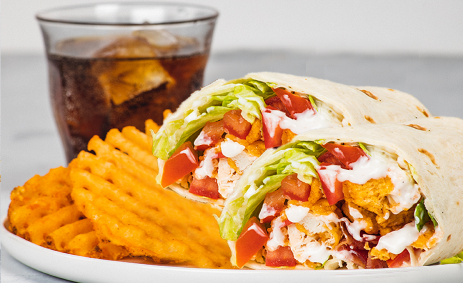 Order Chicken Bacon Ranch Wrap Meal food online from Saucy Tenders store, Athens on bringmethat.com