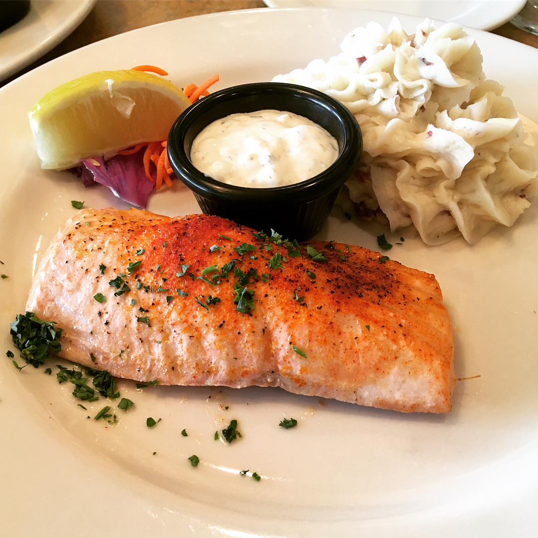 Order Filet of Salmon food online from Falls Terrace Restaurant store, Tumwater on bringmethat.com