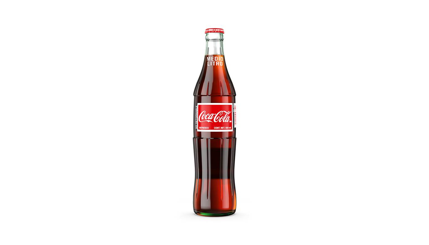 Order Coke Import Glass Bottled 500 mL food online from Great Wall Express - Broadway store, San Diego on bringmethat.com