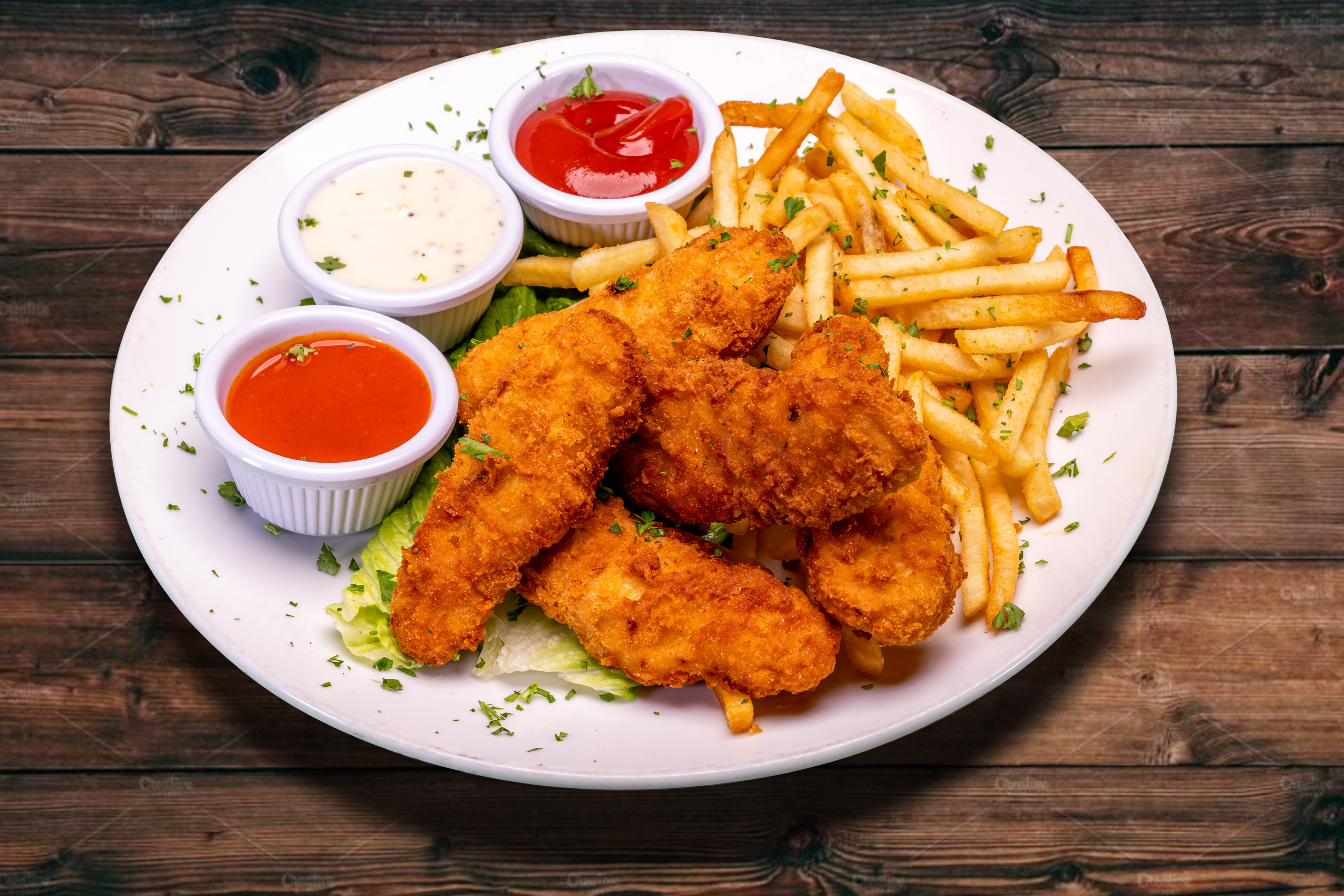 Order Chicken Strips and Fries food online from Society Pb store, San Diego on bringmethat.com