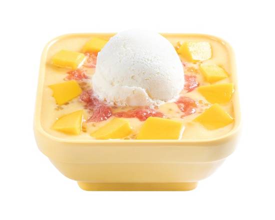 Order M7 - Mango Pomelo S / Vanilla Ice Cream 楊枝甘露配香草雪糕 food online from Sweethoney Dessert store, Alhambra on bringmethat.com