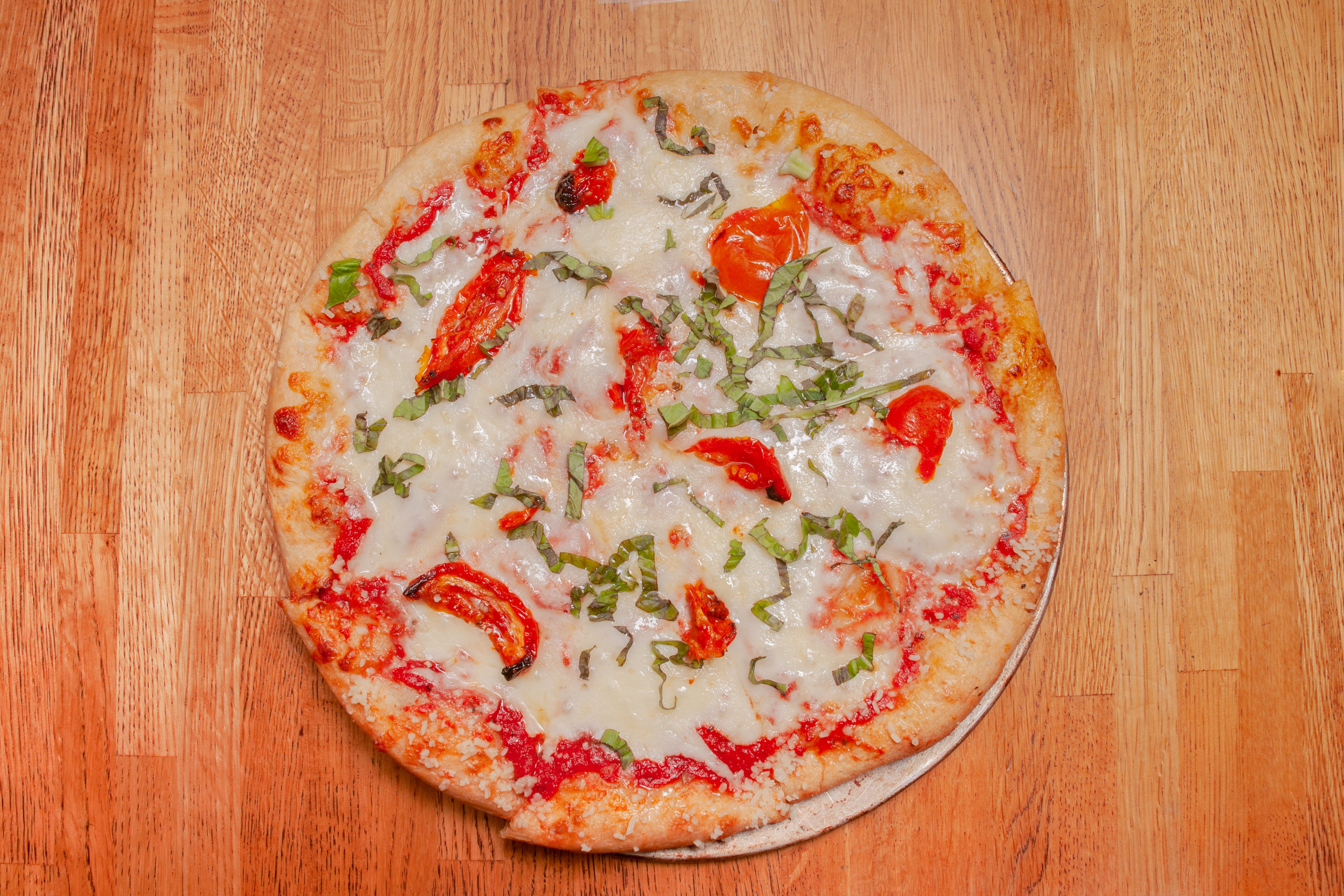 Order Margherita Pizza - 10'' food online from Chow Pizza Bar store, Raleigh on bringmethat.com