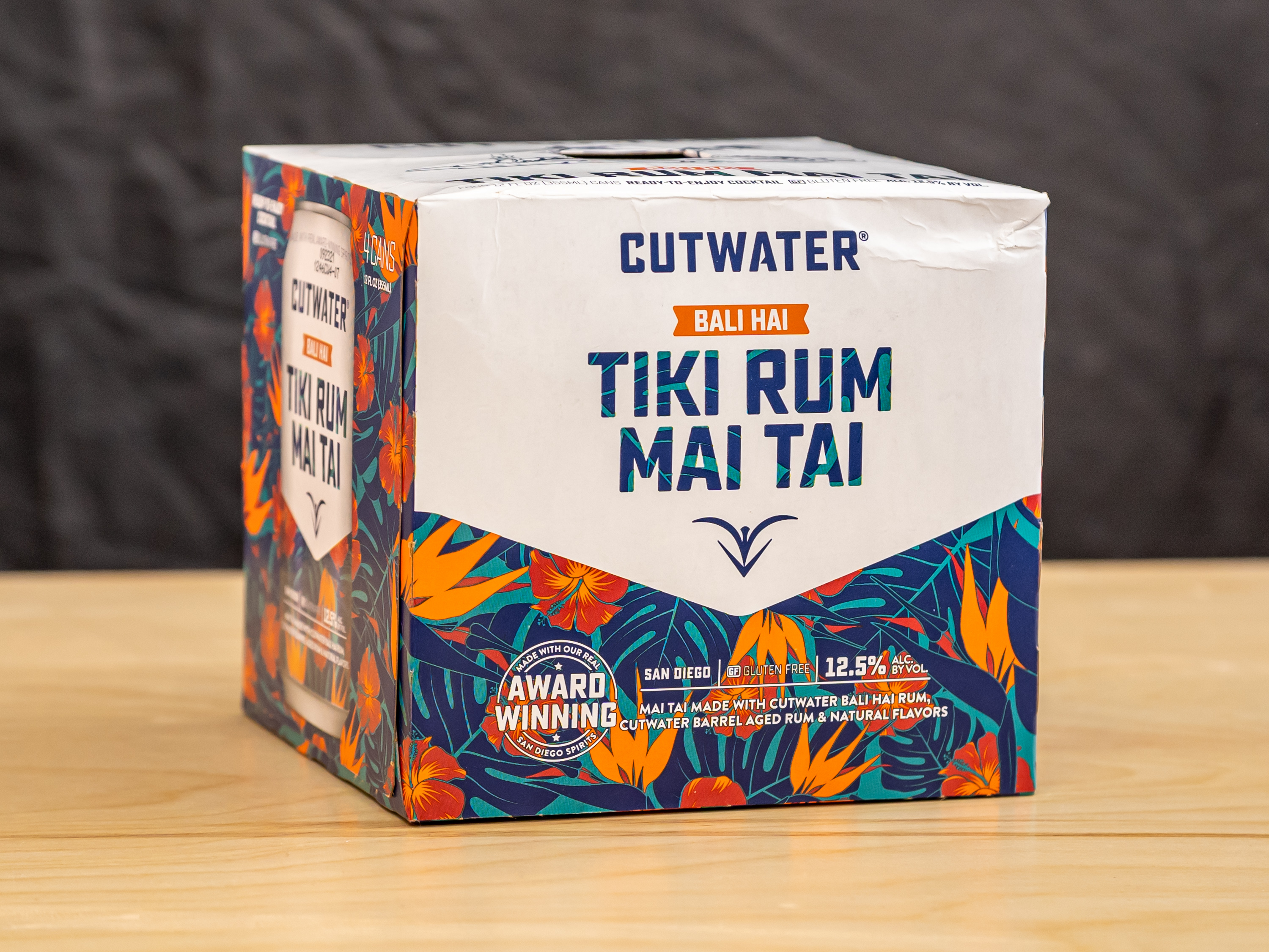 Order Cutwater Tiki Rum Mai Tai 4 pack food online from Glenrose Liquor store, Glendale on bringmethat.com