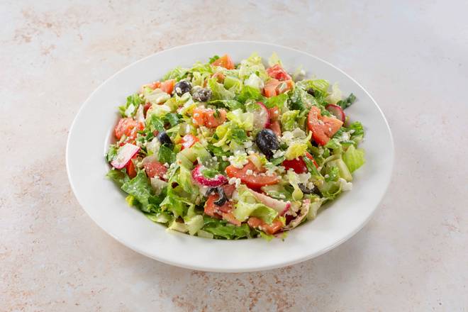 Order Greek Salad food online from Shawarma House store, Garden Grove on bringmethat.com