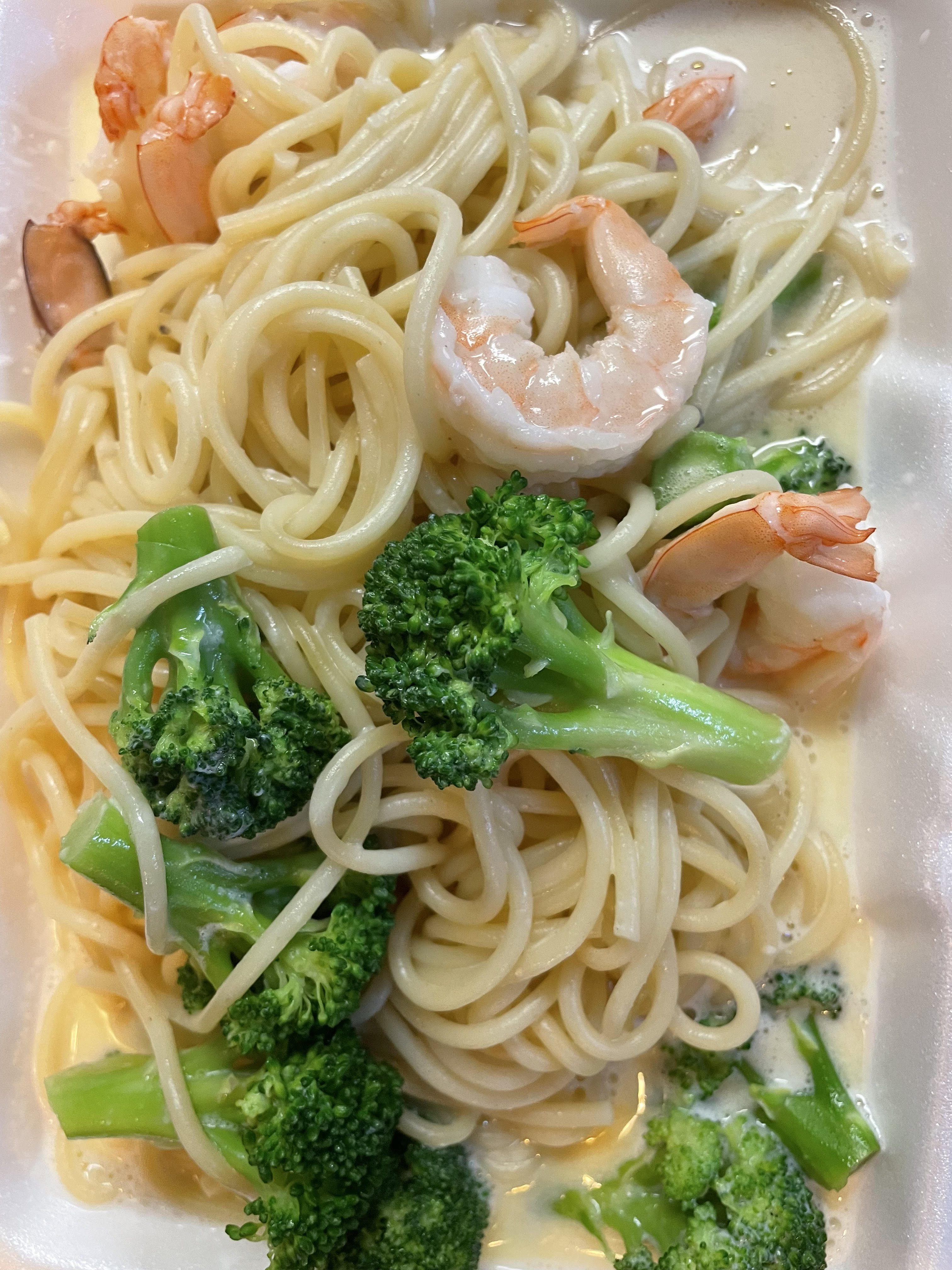 Order 604. Shrimp Pasta food online from Philly's Seafood store, Philadelphia on bringmethat.com
