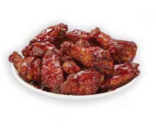 Order Smoky BBQ Bone-In Wings food online from Toppers Pizza store, Glendale on bringmethat.com