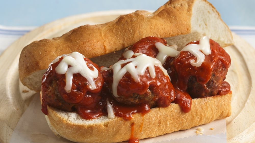Order Apamador Meatball Sub food online from New York Pizza Co store, Riverside on bringmethat.com