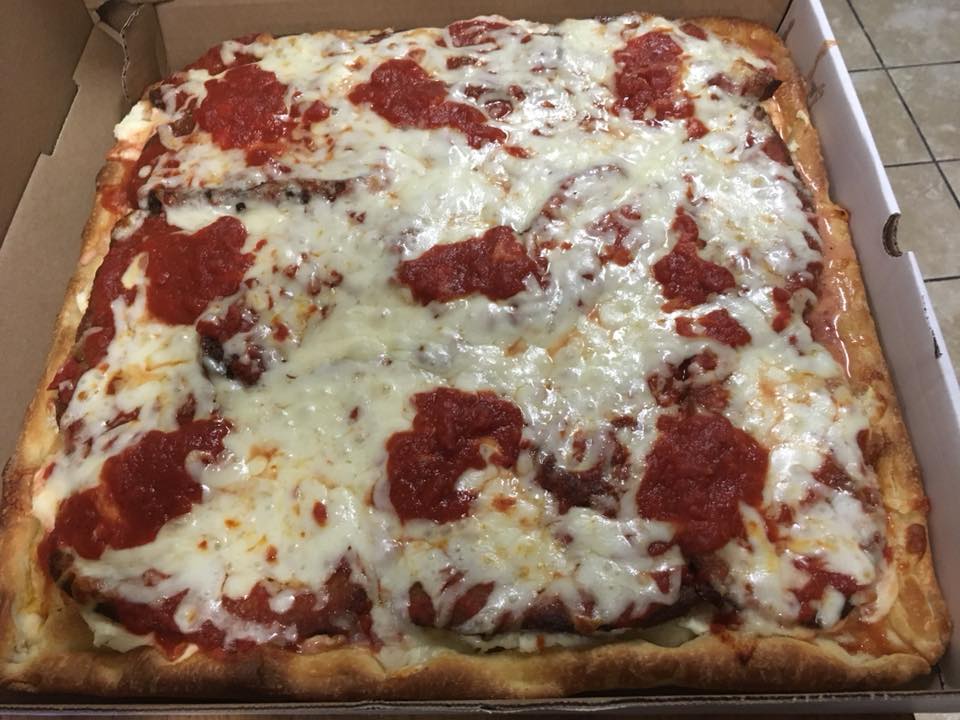 Order Eggplant Parmigiana Sicilian Pizza food online from Sal Vito Pizza at Ritz store, Voorhees on bringmethat.com