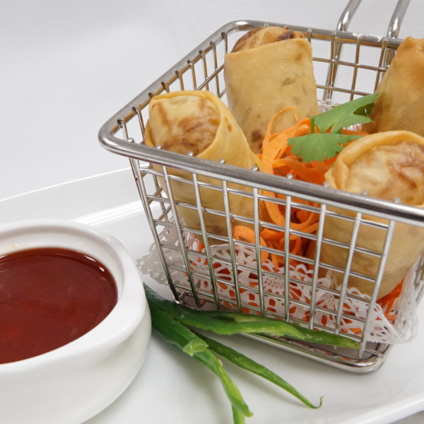 Order 4. Four Piece Spring Roll food online from Crystal Thai store, Arlington on bringmethat.com
