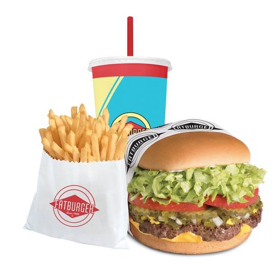 Order Large Fatburger (1/2lb) Meal food online from Fatburger store, Aurora on bringmethat.com