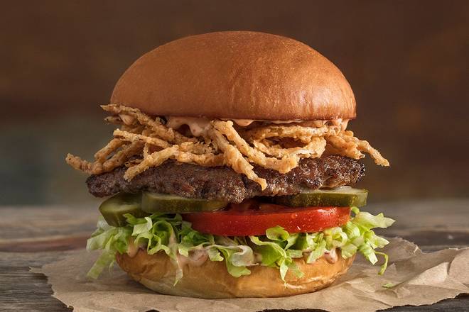 Order Build Your Own Certified Angus Beef® Burger food online from MOOYAH Burgers store, Garwood on bringmethat.com