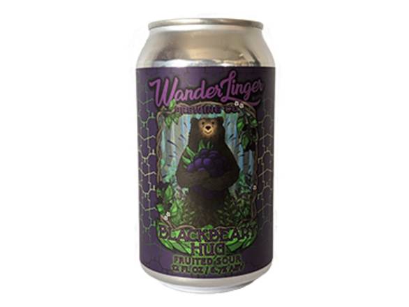Order Wanderlinger Blackbeary Hug Sour Fruit Beer 6x 12oz Cans food online from Eagle Liquor & Wine store, Chattanooga on bringmethat.com