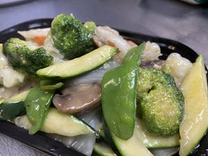 Order 65. Sauteed Fresh Mixed Vegetables food online from Redwood Chinese Restaurant store, Clarksville on bringmethat.com