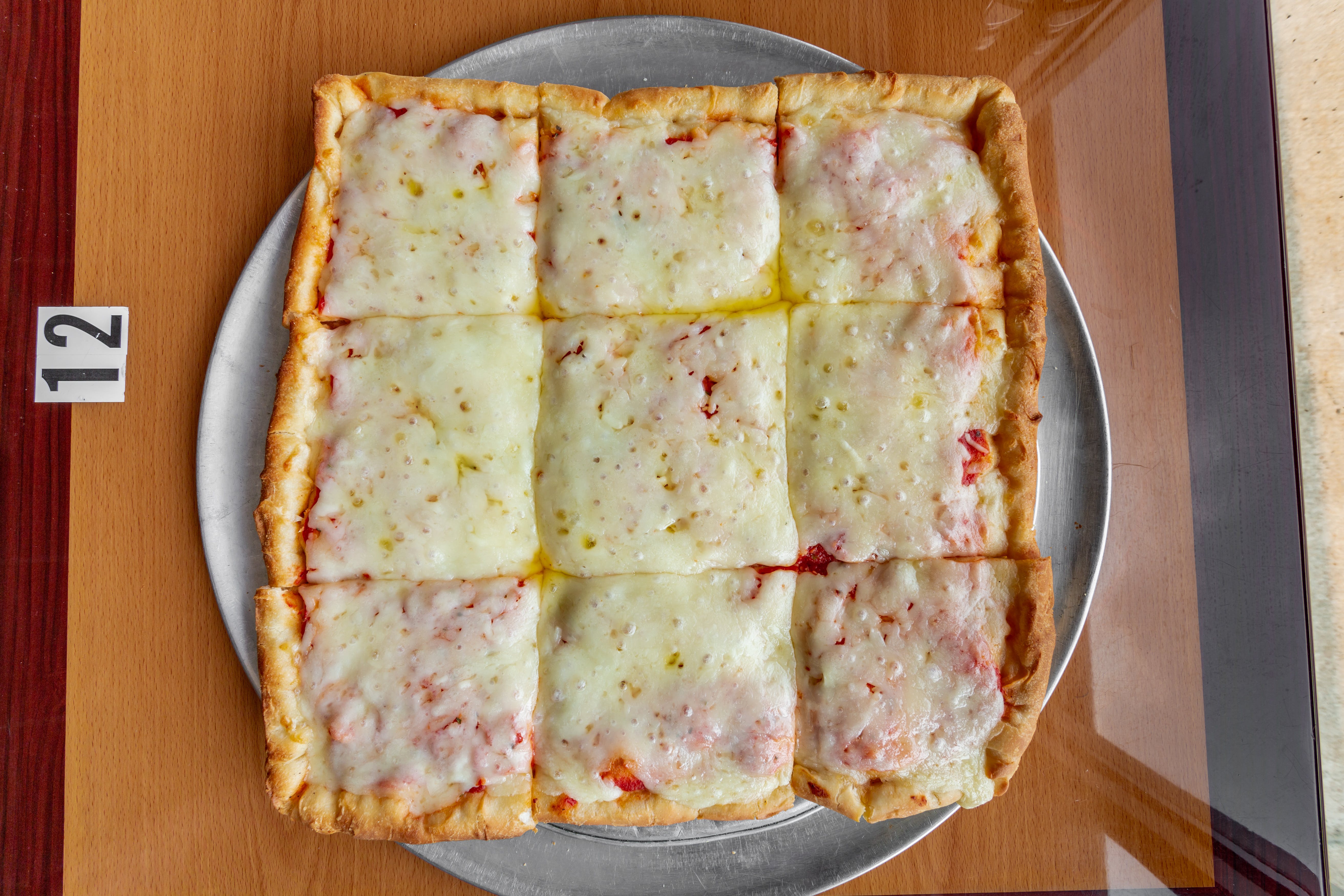 Order Plain Sicilian Pizza - 18"x18" food online from Frank's Pizza store, East Stroudsburg on bringmethat.com