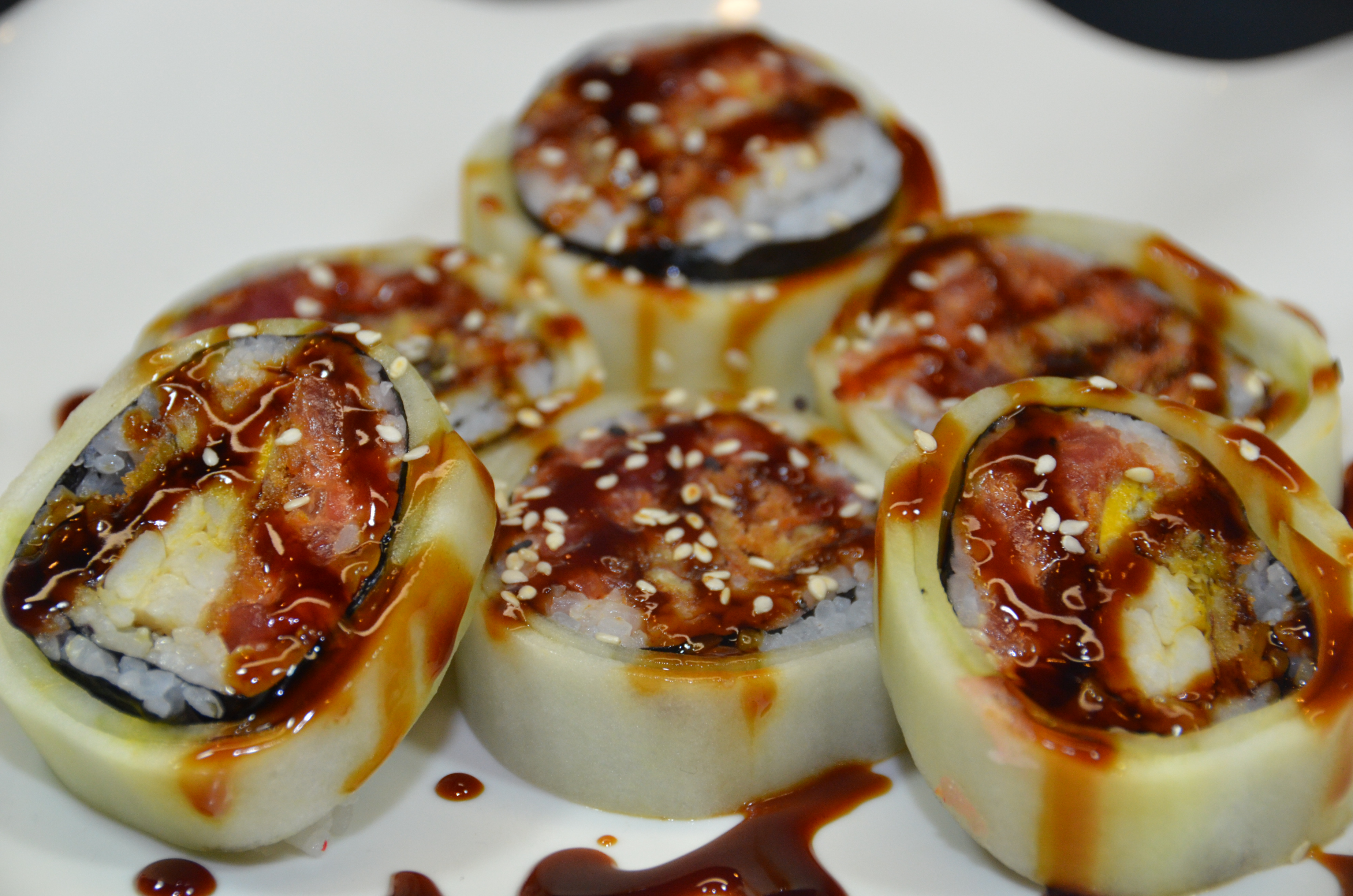 Order Spicy Spider Roll food online from Oriental Bistro & Grill store, Lawrence on bringmethat.com