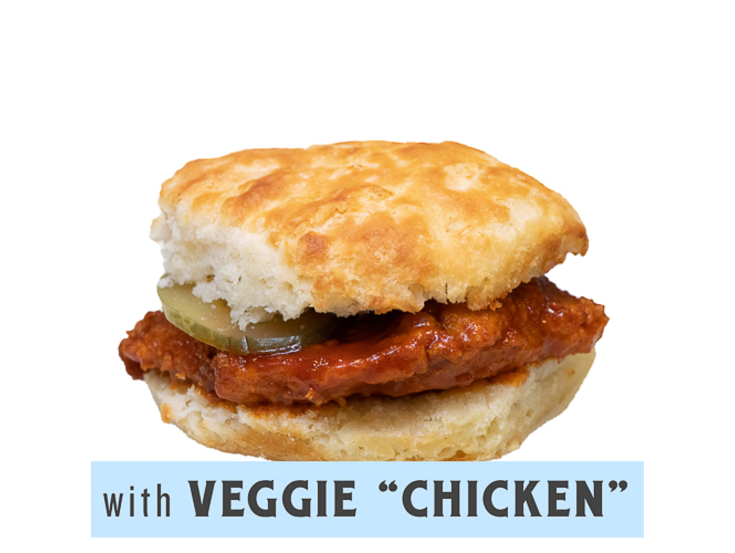 Order Nashville Hot Veggie Chicken food online from Rise Biscuits & Donuts store, Raleigh on bringmethat.com