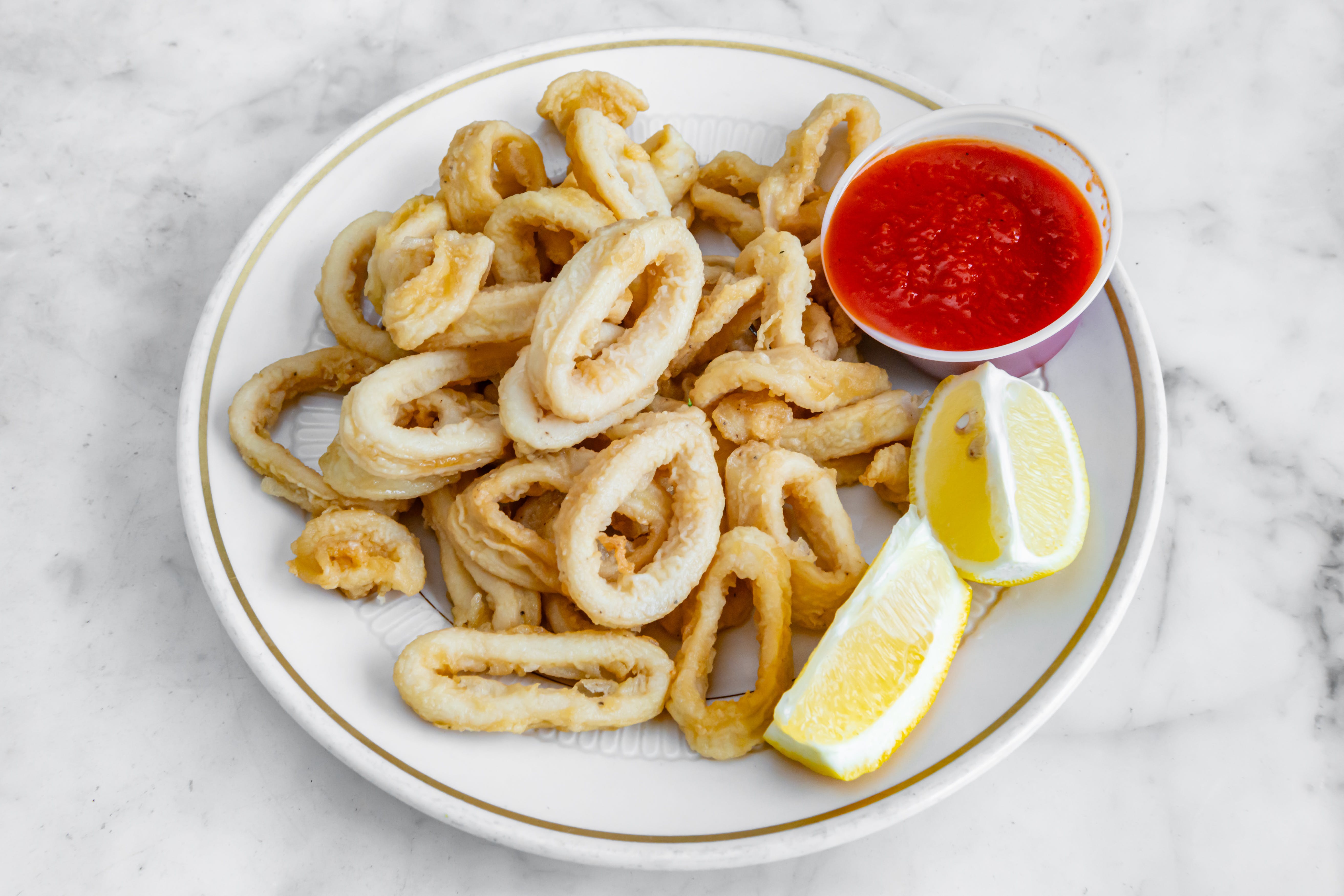 Order Fried Calamari - Small food online from Corato pizza i catering store, Ridgewood on bringmethat.com
