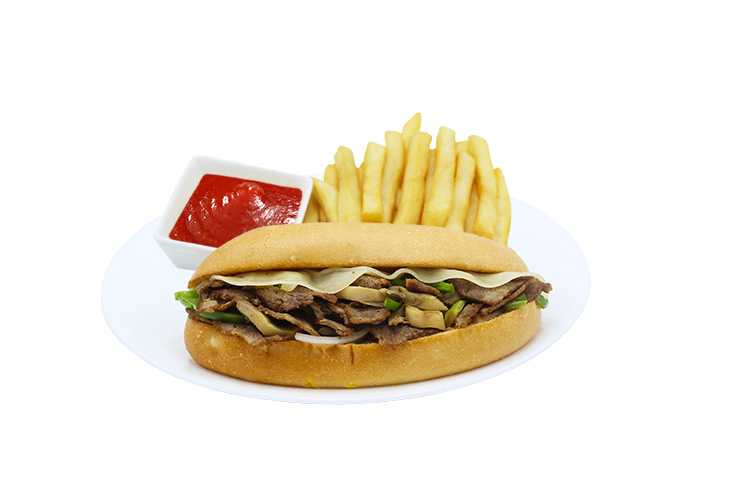 Order Philly Cheesesteak Sub food online from Happy Pizza store, Battle Creek on bringmethat.com