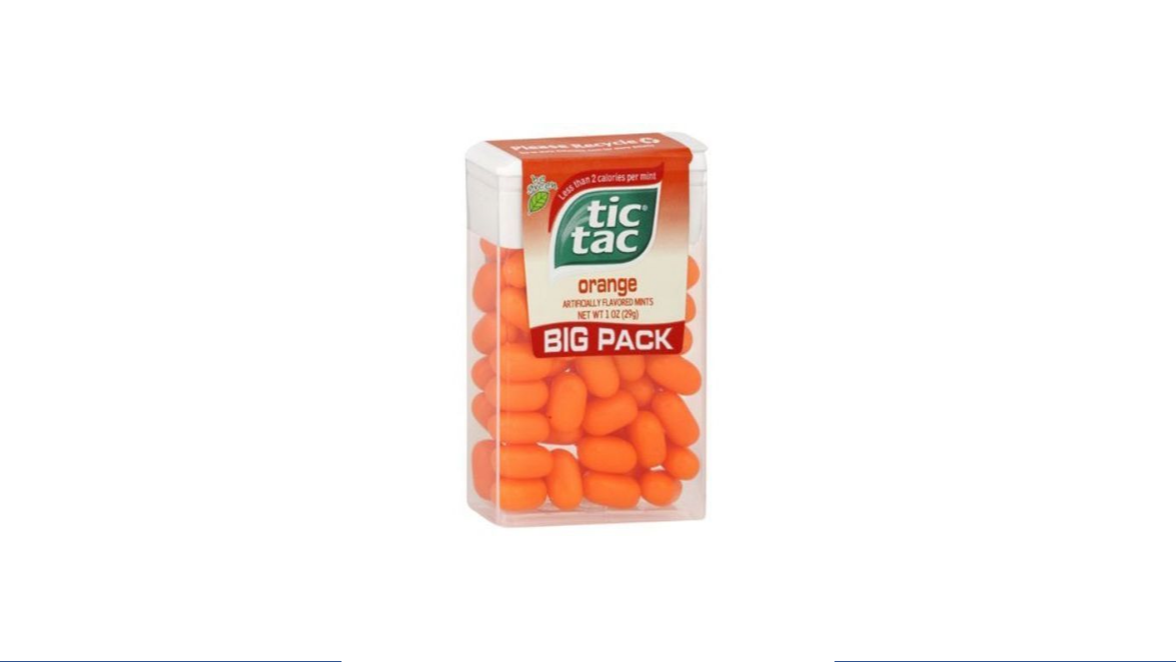 Order Tic Tac Big Pack Orange 1 oz food online from Rebel store, Pleasant Hill on bringmethat.com