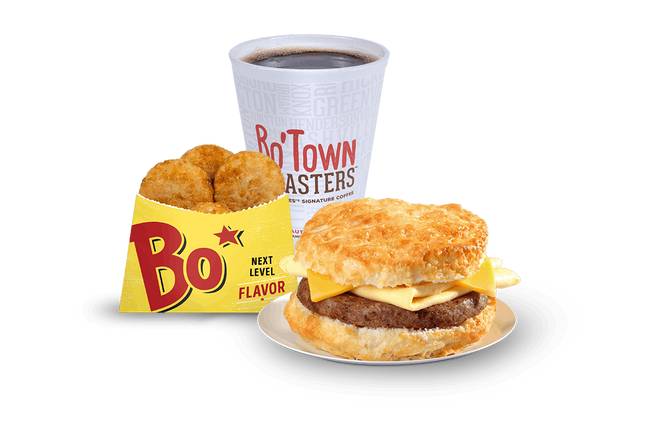 Order Sausage Egg & Cheese Biscuit Combo food online from Bojangle's store, Johnson City on bringmethat.com