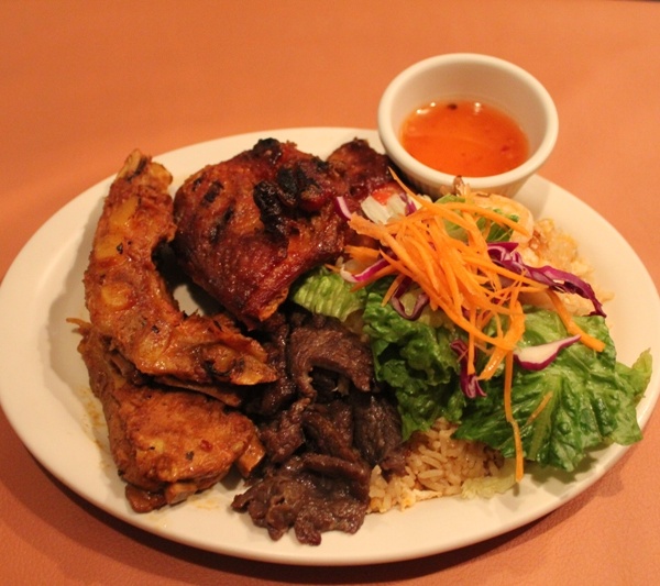 Order C17. Thai BBQ Combo food online from Chilli Thai store, Los Angeles on bringmethat.com