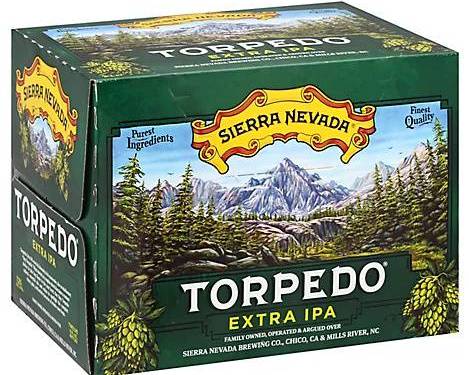 Order Sierra Nevada Torpedo Extra IPA, 12pk-12oz bottle beer (7.2% ABV) food online from Tenderloin Liquor store, San Francisco on bringmethat.com