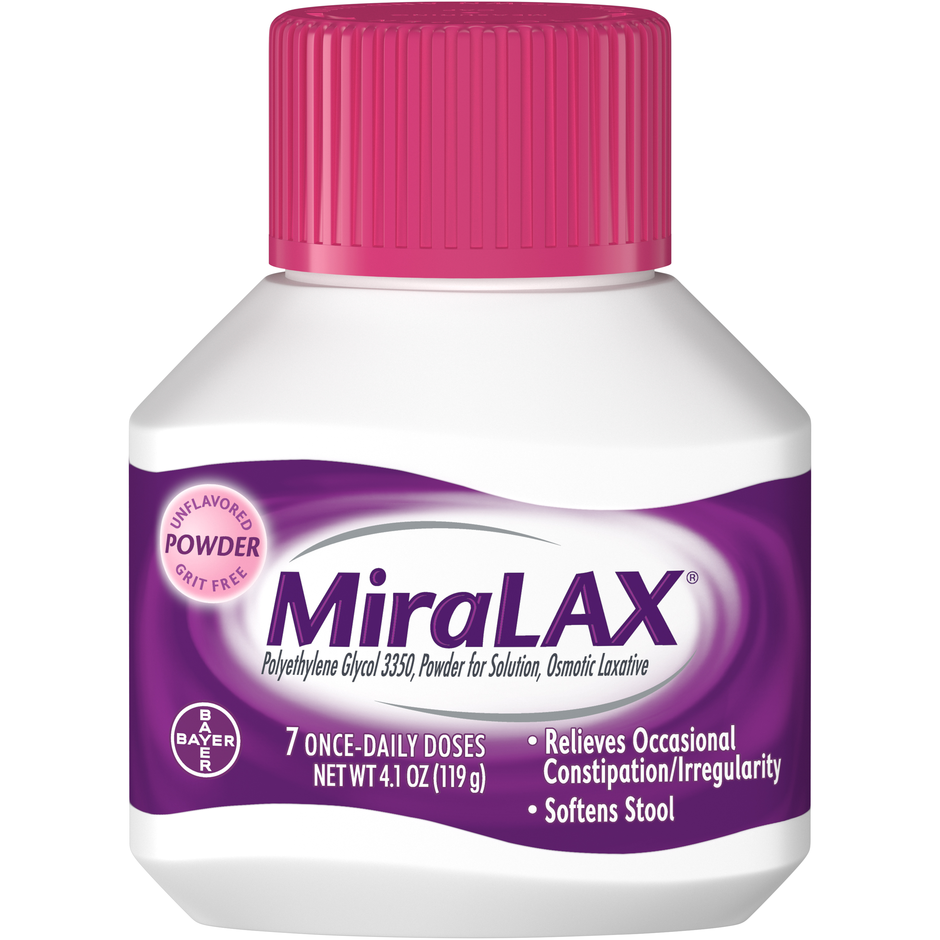 Order MiraLax Unflavored Laxative Powder - 4.1 oz food online from Bartell store, Edmonds on bringmethat.com
