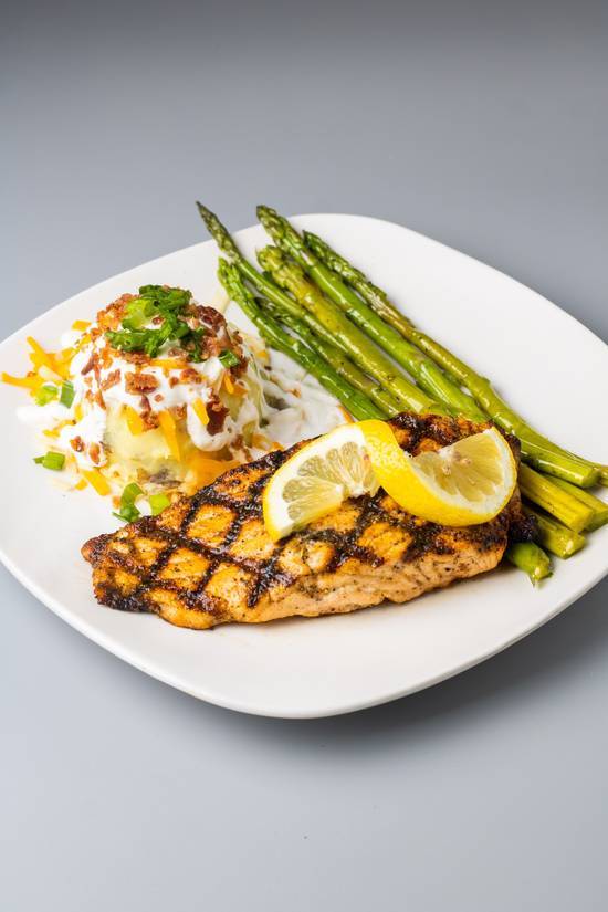 Order Salmon dinner food online from S2 Express Grill store, Chicago on bringmethat.com