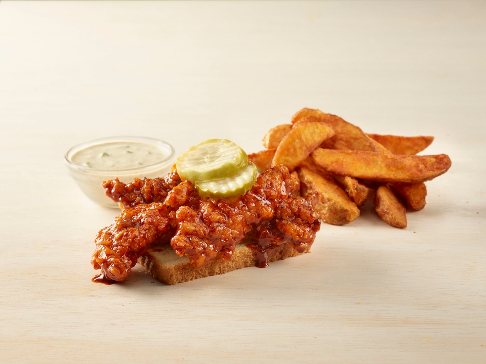 Order 5 Tenders Some Heat food online from Royals Hot Chicken store, Louisville on bringmethat.com