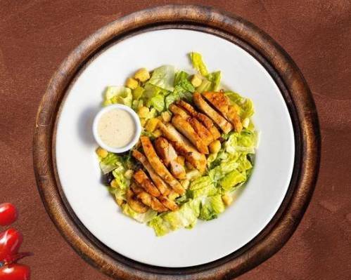 Order Chicken Classic Caesar Salad food online from Skinny Thin Pizza store, Nashville-Davidson on bringmethat.com