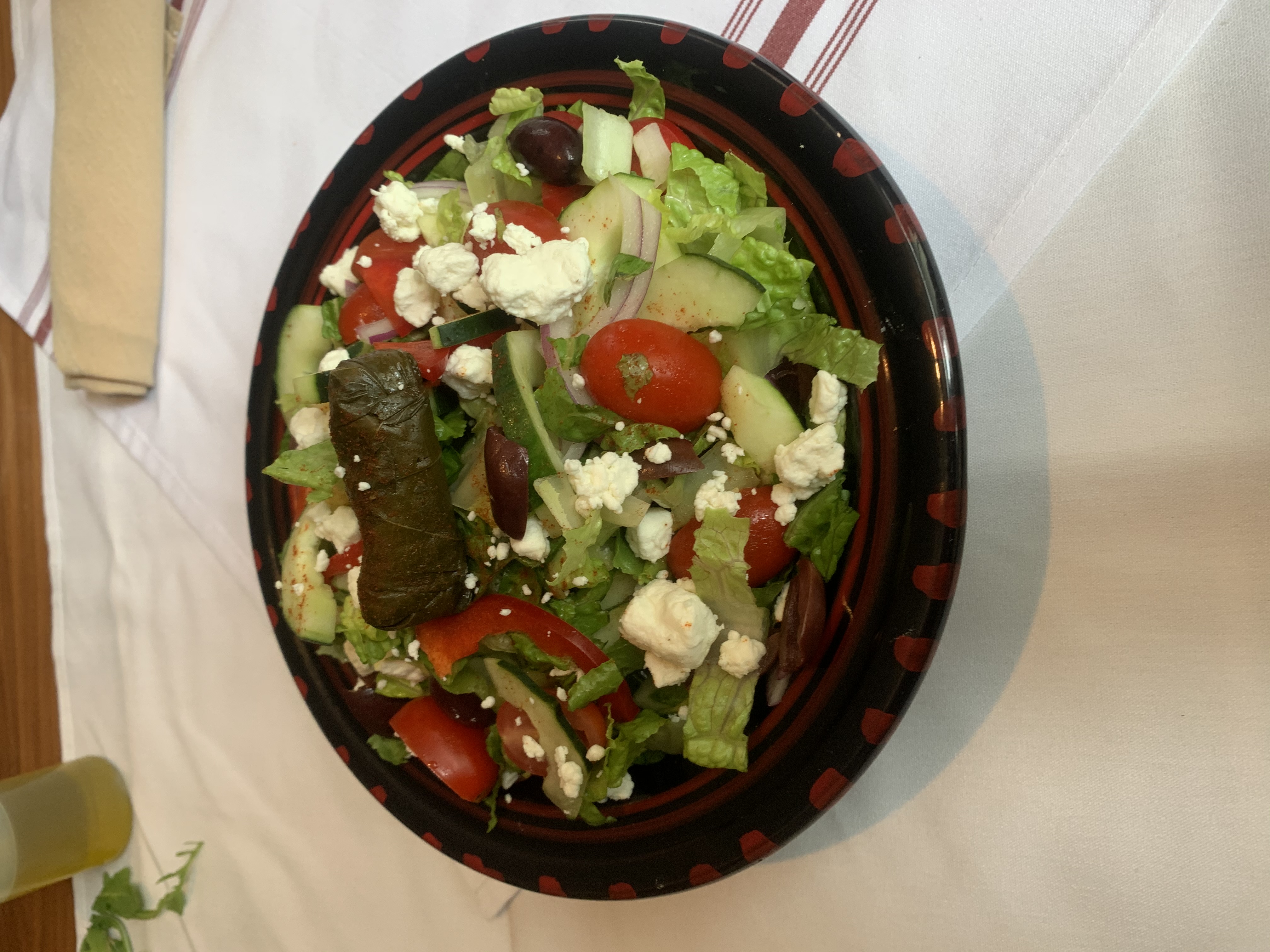 Order Mediterranean Salad food online from Byrsa Bistro store, Glen Mills on bringmethat.com