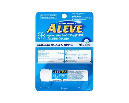 Order Aleve Tablets 10ct food online from Chevron Extramile store, Vancouver on bringmethat.com