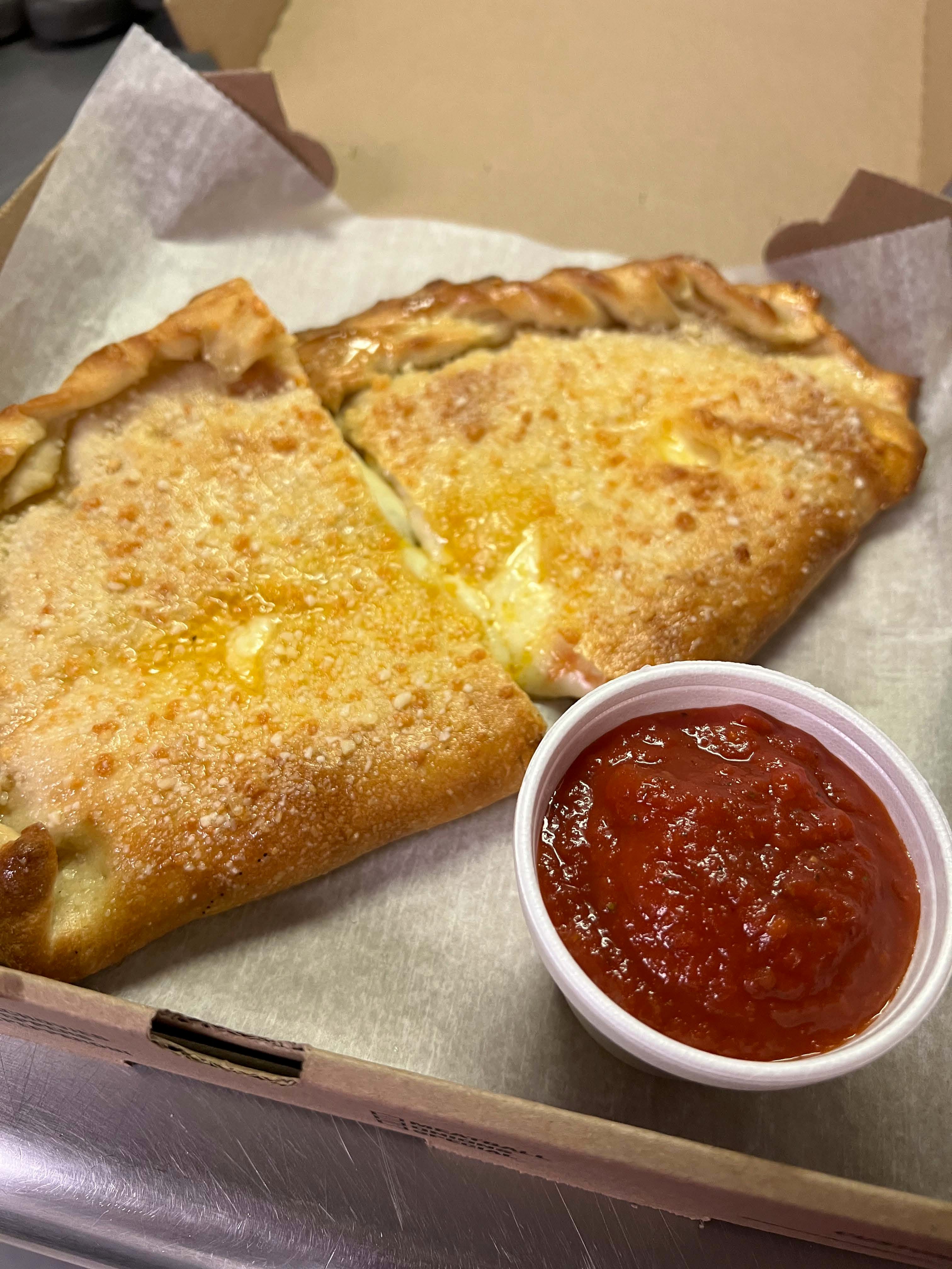 Order Calzone One - Topping - Calzone food online from Mr D Pizza & Wholesale store, Somerset on bringmethat.com