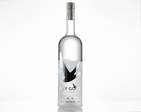 Order Grey Goose, 1.75L vodka (40.0% ABV) food online from Angelo Liquors store, Wilmington on bringmethat.com