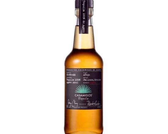 Order Casamigos Anejo, 375mL tequila (40.0% ABV) food online from Central Liquor Market store, Los Angeles on bringmethat.com