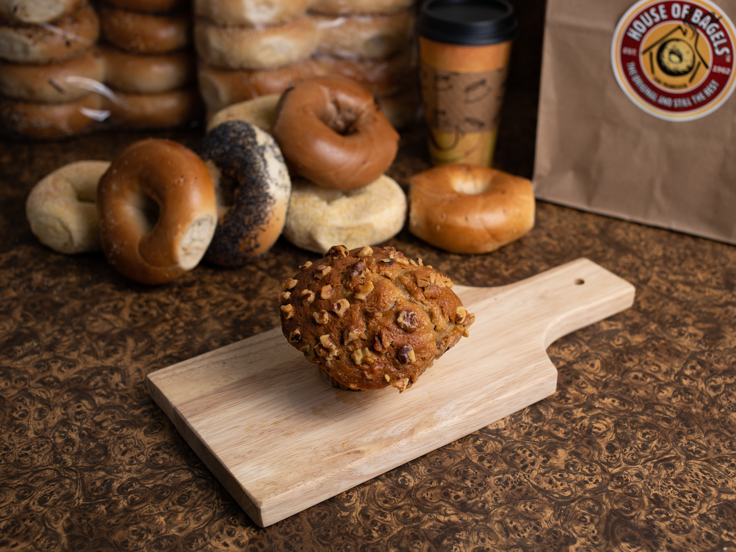 Order Muffin food online from House Of Bagels store, San Francisco on bringmethat.com