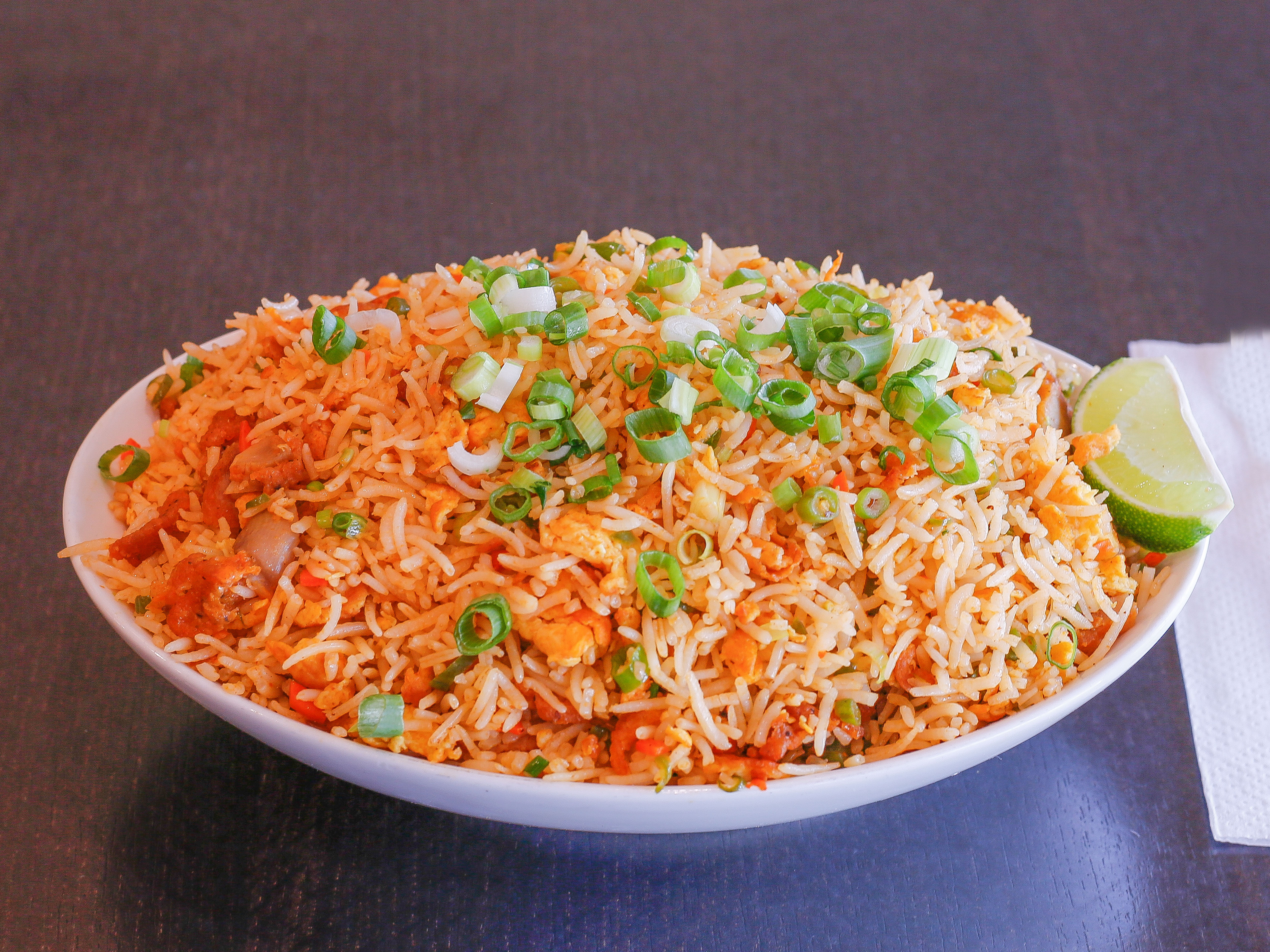 Order Chicken Fried Rice (Family pack) food online from Biryani Bowl store, Fremont on bringmethat.com