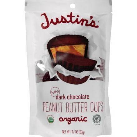 Order Justin's Mini Milk Chocolate Peanut Butter Cups (4.7 oz) food online from Goodees Cravings store, Marietta on bringmethat.com