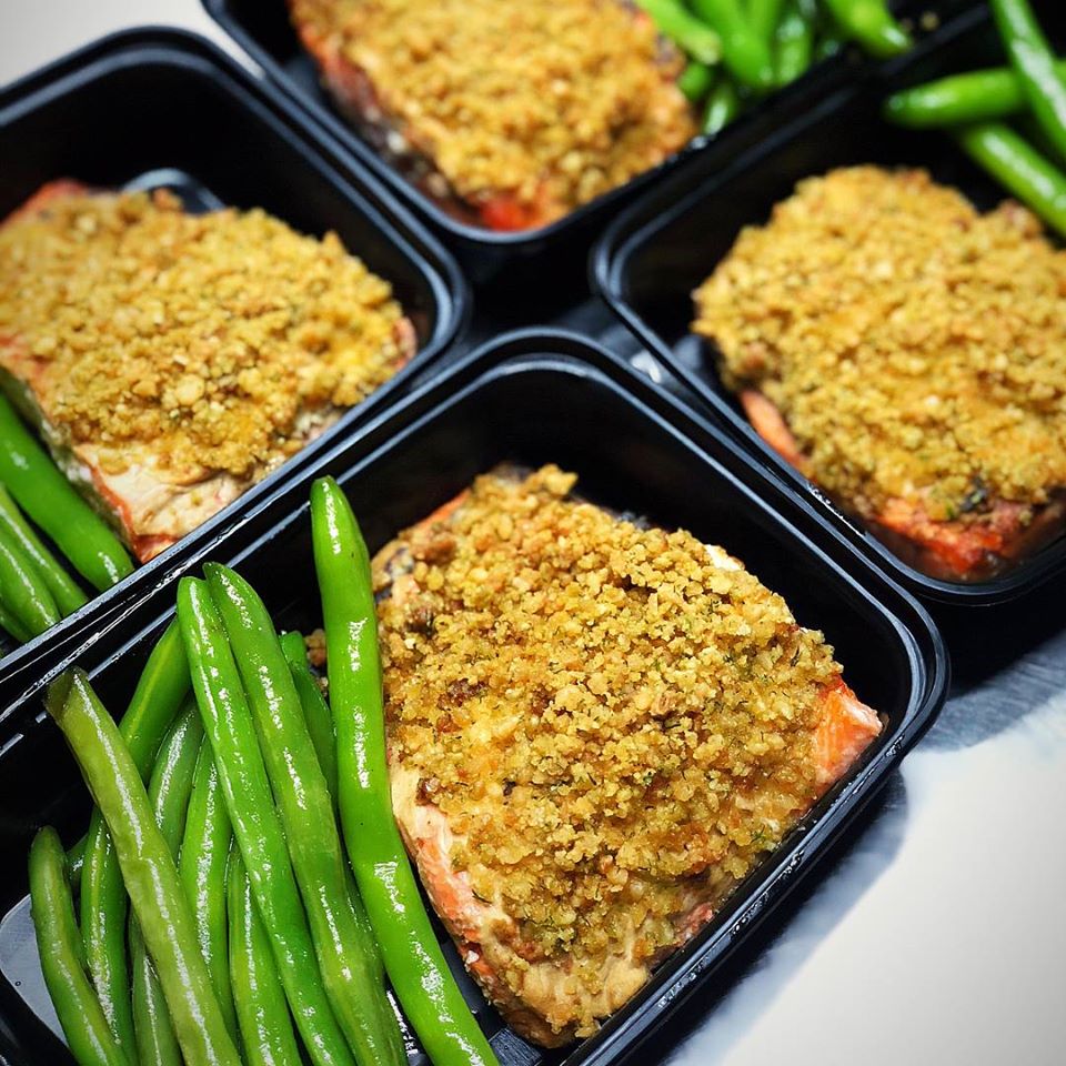 Order Herb Crusted Salmon food online from ParaVida Wellness store, Victoria on bringmethat.com