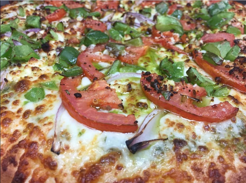 Order Primo Pesto Pizza - Medium 12" food online from Can Am Pizza store, Federal Way on bringmethat.com