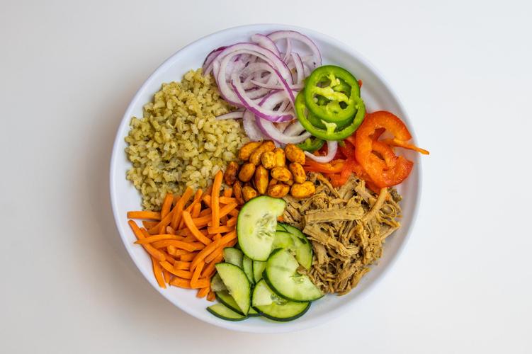 Order Spicy Pork Bowl food online from Coolgreens store, Tulsa on bringmethat.com