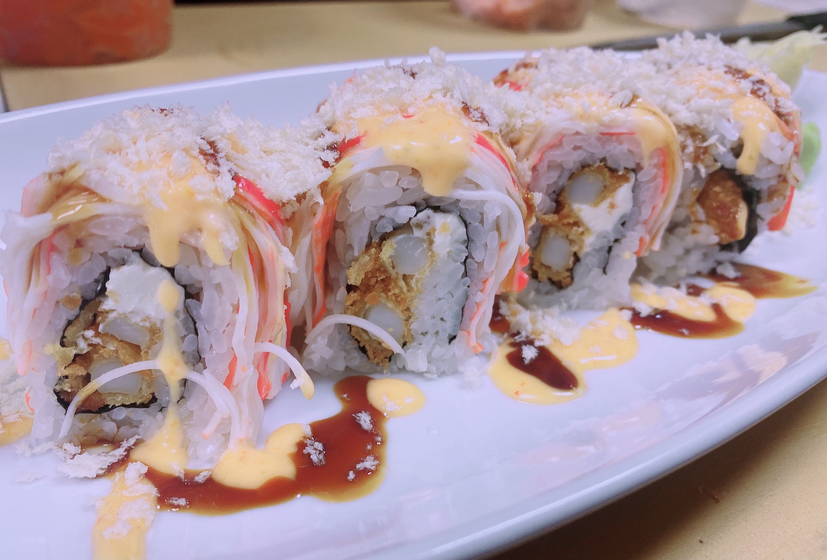 Order Crunchy Calamari Roll food online from Kissho Asian Bistro & Sushi bar store, Columbus on bringmethat.com
