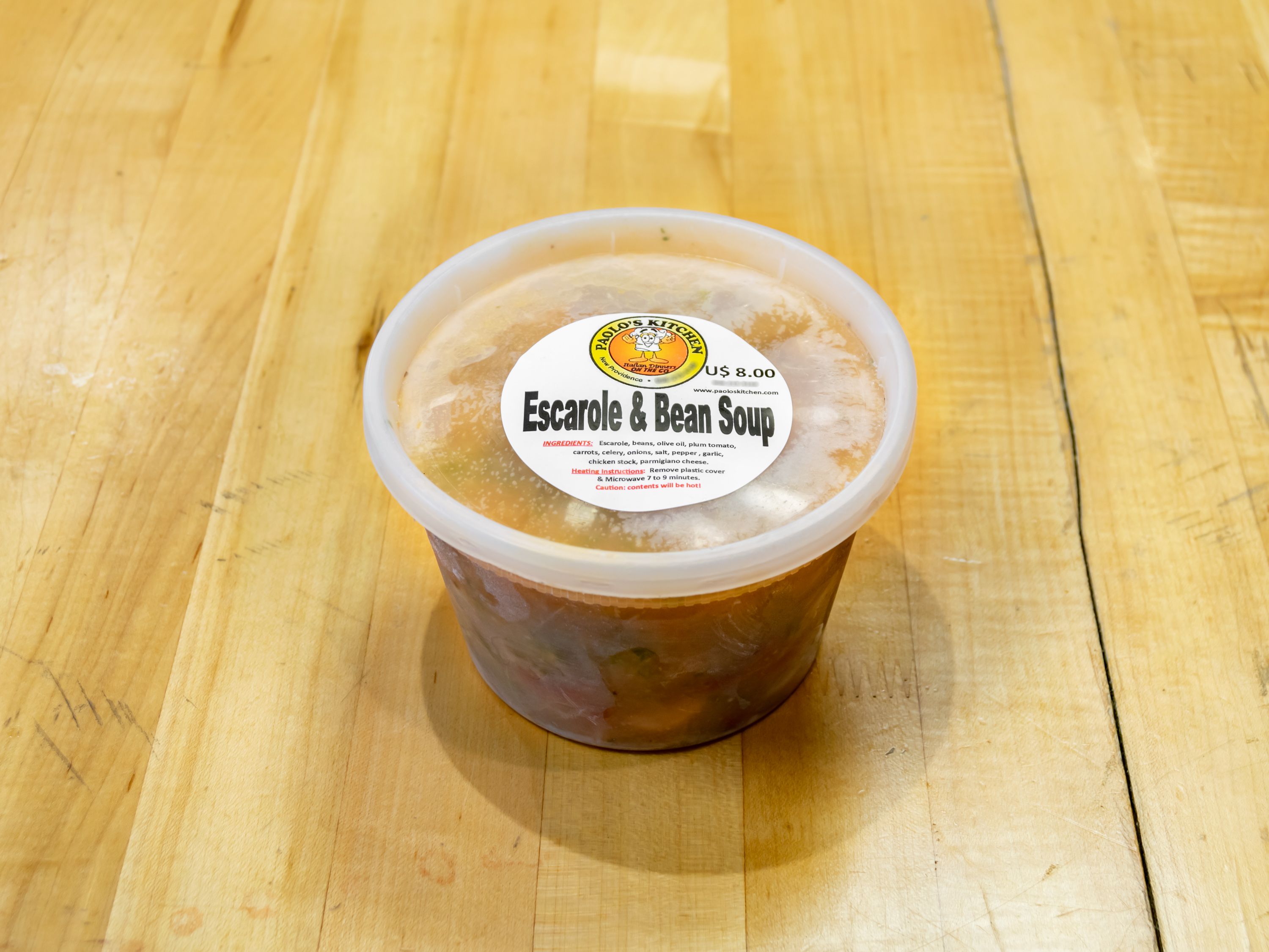 Order Escarole and Bean Soup food online from Paolo Kitchen store, New Providence on bringmethat.com