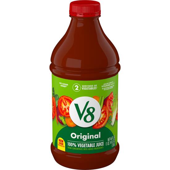 Order V8 Original 100% Vegetable Juice, 46 FL OZ Bottle food online from CVS store, DUBLIN on bringmethat.com