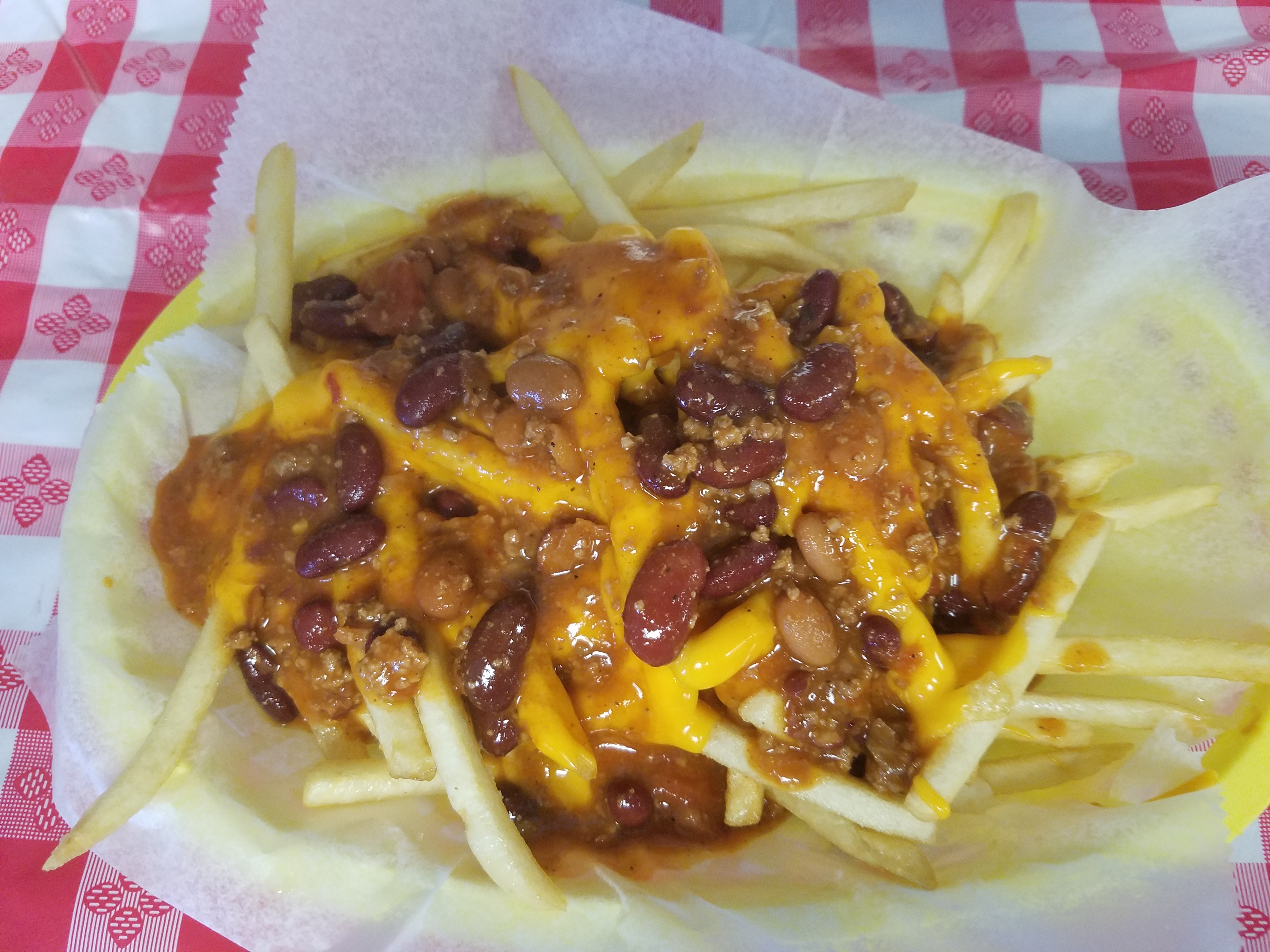 Order Chili Cheese Fries food online from Herms Palace store, Skokie on bringmethat.com